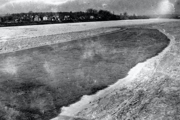 Vintage picture of New Hope across the Delaware River