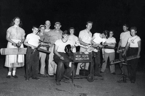 Vintage picture of the New Hope Model Club