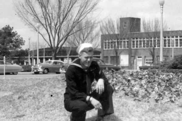 Jim Melson in Navy Uniform