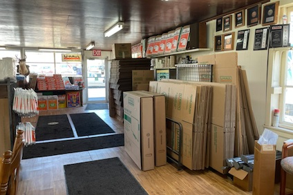 Moving boxes for sale at our shop